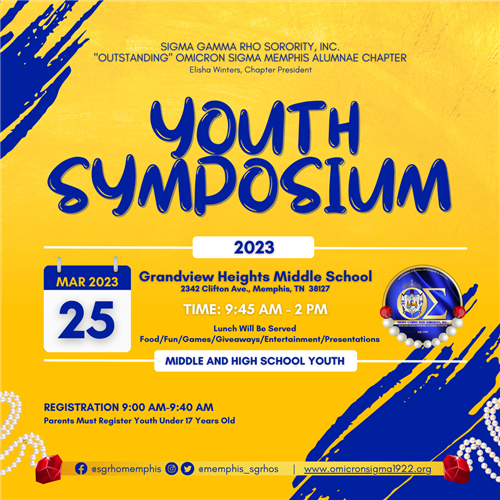 Youth Symposium Flyer